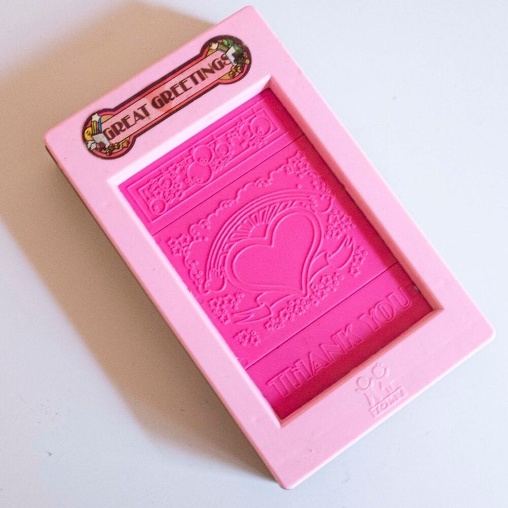 Great Greetings Card Stencil Toy | Vintage Tomy